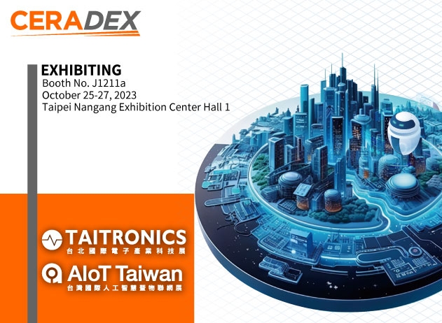 2023 Trade Show | Ceradex exhibiting Taitronics Taipei